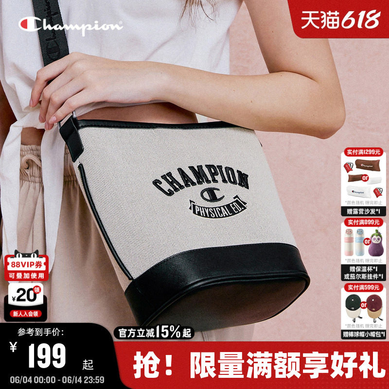 Champion冠军单肩包26春季新款小肩包女时尚潮流水桶包通勤斜挎包