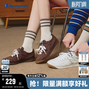 男薄底女轻便运动鞋 情侣复古休闲鞋 2025秋冬新款 Champion冠军跑鞋