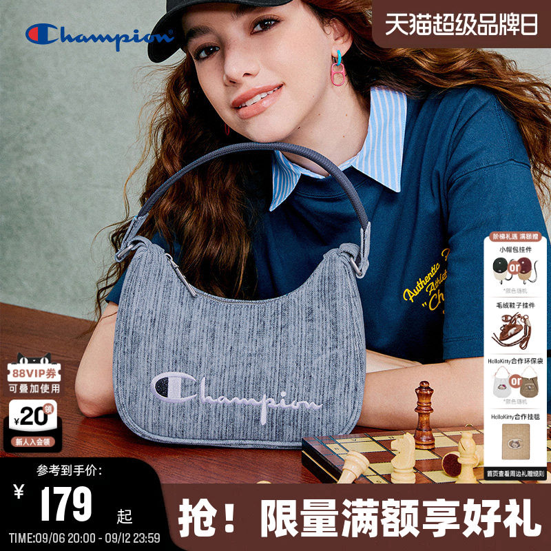 Champion冠军腋下包字母刺绣图片