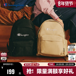 Champion冠军双肩包秋冬女新款背包大容量书包男旅行包运动包字母
