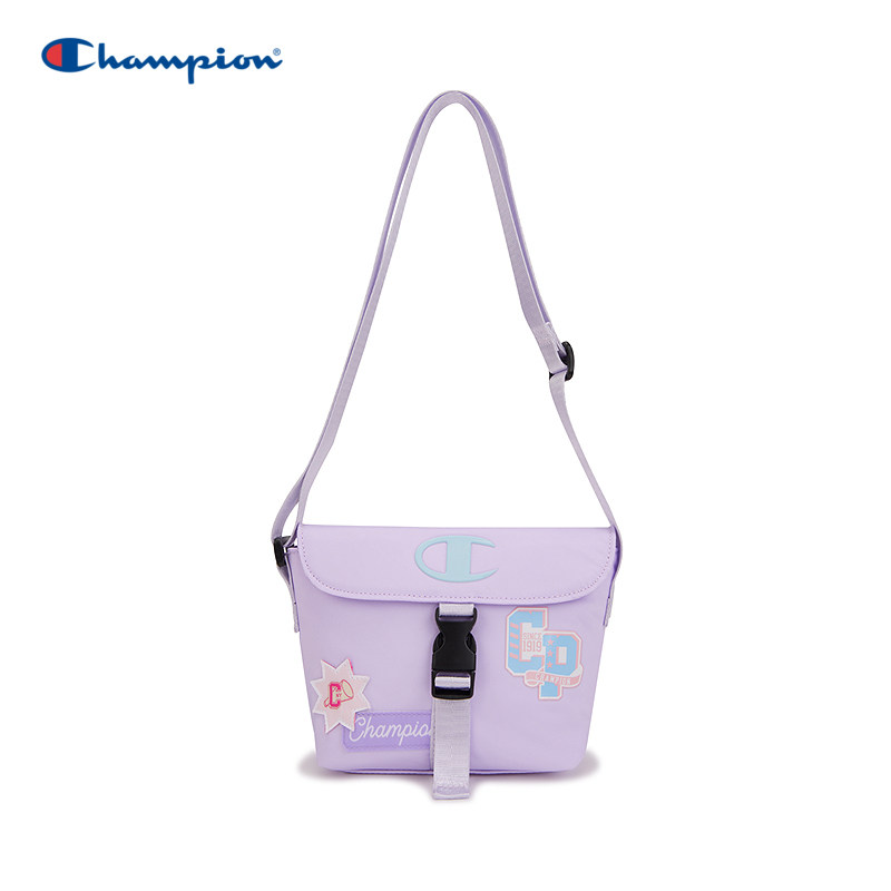 Champion冠军男女童学院日常百搭出行休闲斜挎邮差包2025新品
