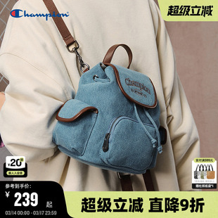 Champion冠军小型双肩包2026春季新款墩墩包女时尚校园背包男书包