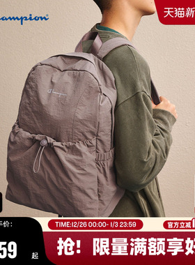Champion冠军双肩包2025秋冬新款女轻便校园书包男户外背包通勤包