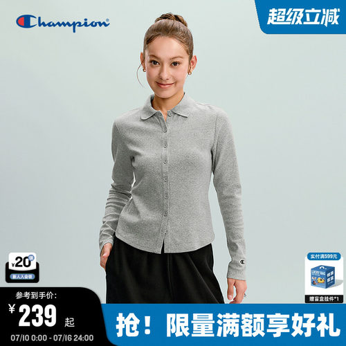 Champion冠军长袖衬衫女款