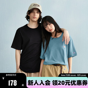 Champion冠軍T恤男2025夏季 圓領情侶多巴胺純棉短袖 女夏季 潮 新款