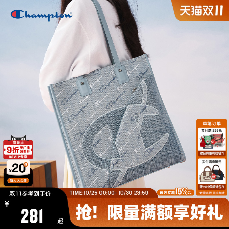 Champion冠军满印老花托特包