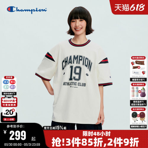 Champion球衣风情侣款短袖T恤