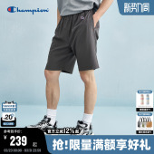 百搭直筒裤 Champion冠军短裤 简约休闲纯色运动裤 新款 男2025夏季