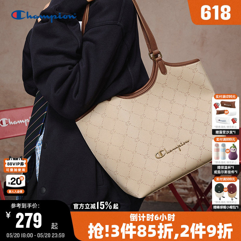 Champion冠军托特包26夏季新款女大容量菜篮子包包高级通勤单肩包