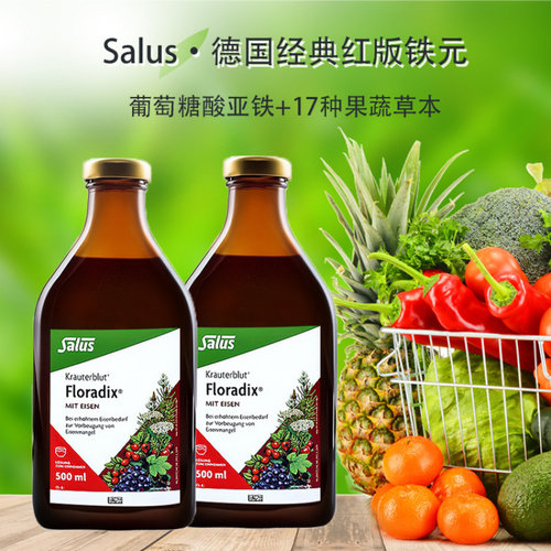 德国Floradix红铁元素500ml成人