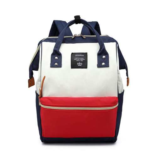 LEQUEEN双肩包新款牛津布韩版书包男女包百搭时尚背包旅行包