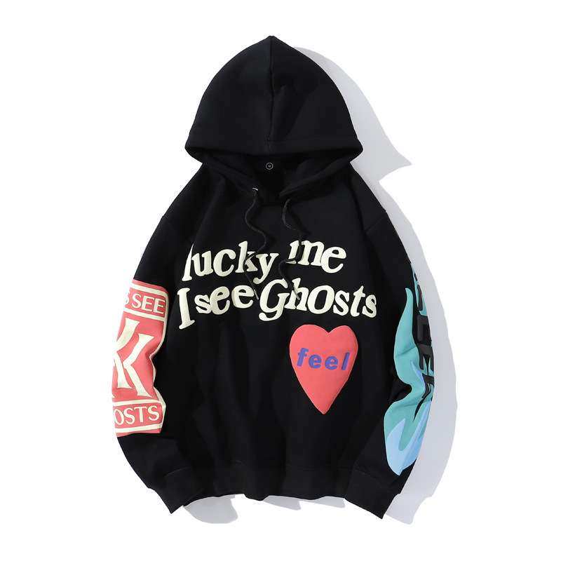KANYE WEST侃爷专辑KIDS SEE GHOSTS FREEEE HOODIE 印花卫衣帽衫