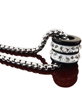 小蛮腰项链男士钛钢颈链蛇骨链子