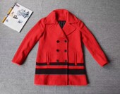 shi 乐福佬佬七下 today 女装 毛呢短风衣样板we 校园系列 RUGB外