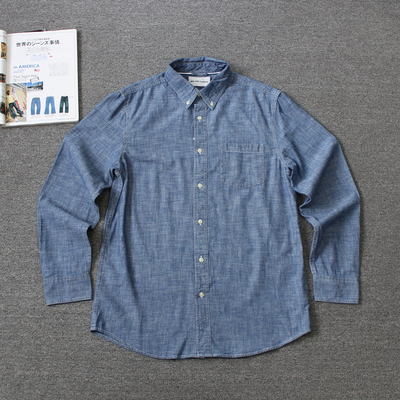 乐福佬仁 齐下副线 撤柜 男装 翻领长袖衬衫 46we shi today