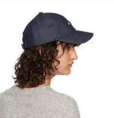 today白色字体 法式 啊 原色牛仔棒球帽 男女同款 shi 简约