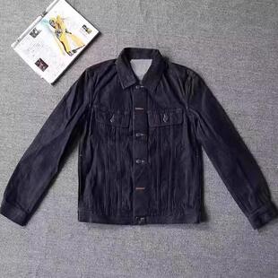 啊PC INDIGO蓝染 原色牛仔夹克外套F28 we shi today