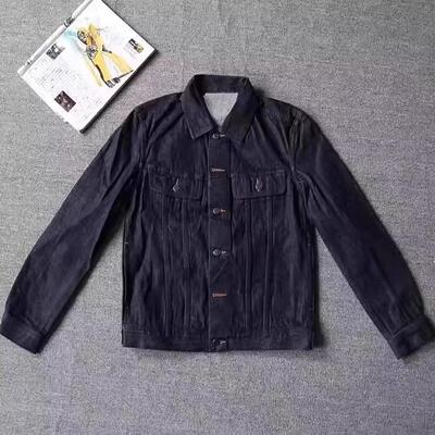 啊PC INDIGO蓝染 原色牛仔夹克外套F28 we shi today