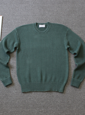 乐福佬仁男装 洗水圆领针织衫we shi today D21