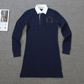 翻领纽扣长袖 针织连衣裙we shi 乐福佬仁女装 today