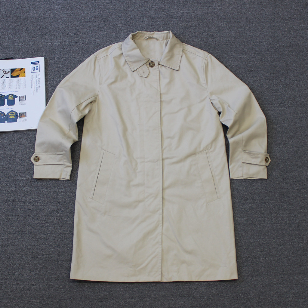 杠特女装 翻领单排扣风衣外套 瑕疵we shi today F61,女装/女士精品,风衣,淘宝优惠券,粉丝福利购,淘宝优惠卷