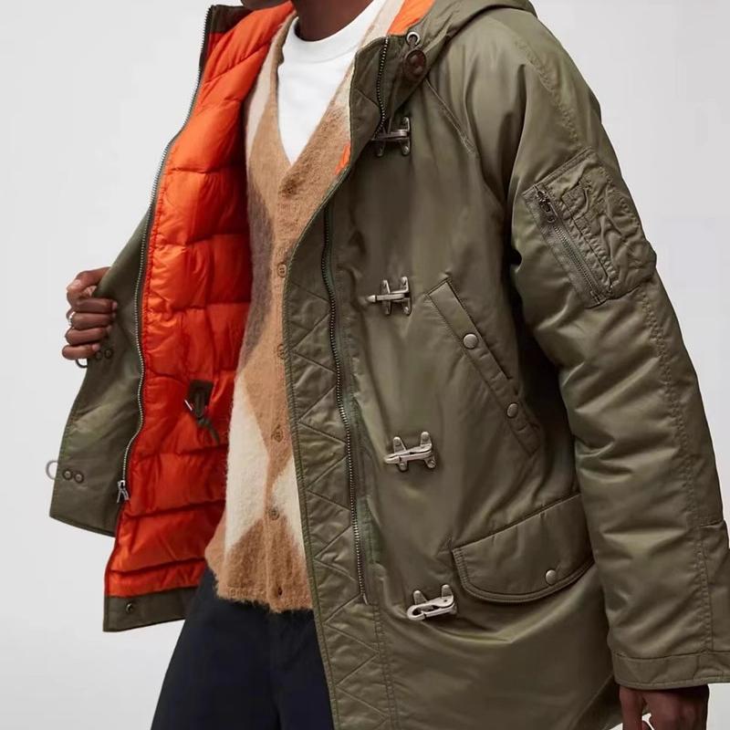 美式复古 R&L老标 重工龙虾扣N3B军事厚实羽绒服  we shi today B