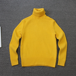 乐福佬仁女装 纯色高领针织衫we shi today D19