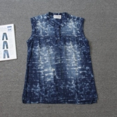 水客女装 today shi V领洗水无袖 T恤we