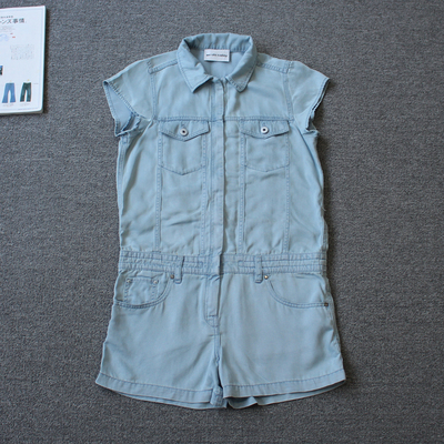 某赛女装 翻领短袖连体短裤 瑕疵we shi today 36