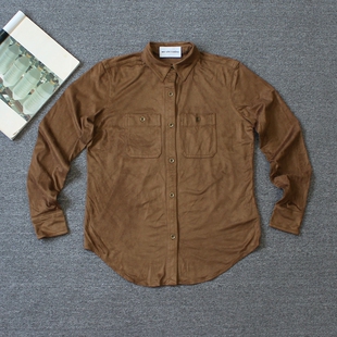 麂皮翻领衬衫 女装 shi D20 乐福佬仁齐下副线 today 砖贵撤货