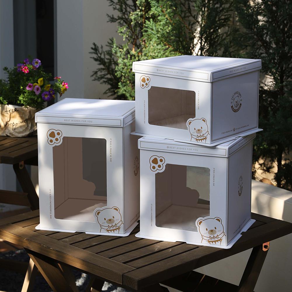 【特价清仓】半透明生日蛋糕盒