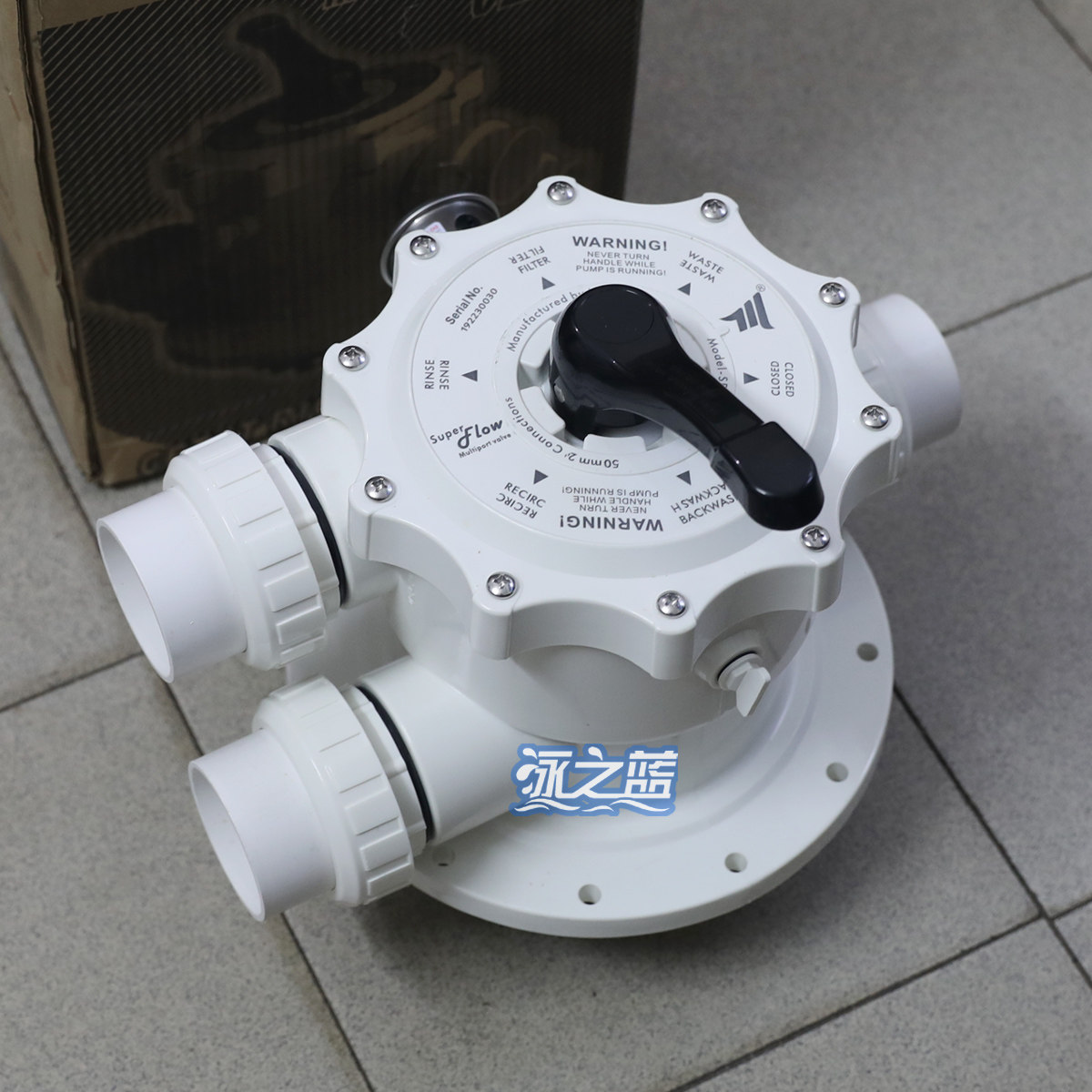 minder雷达顶式沙缸头泳池侧出沙缸头过滤循环砂缸多向阀沙缸配件