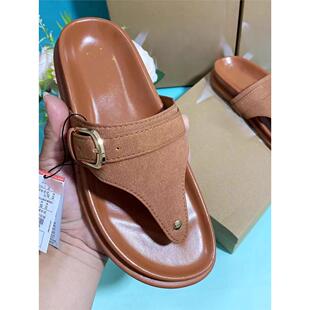 Slippers Flat 女 African 欧美网红人字拖鞋 Slides New