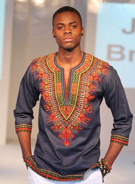 African men's shirt tops非洲男装民族风印花T恤上衣衬衫