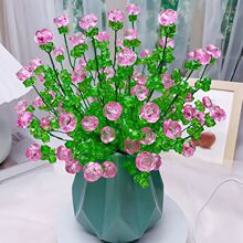 热卖新款浪漫水晶玫瑰花材料包diy手工花束珠子非成品