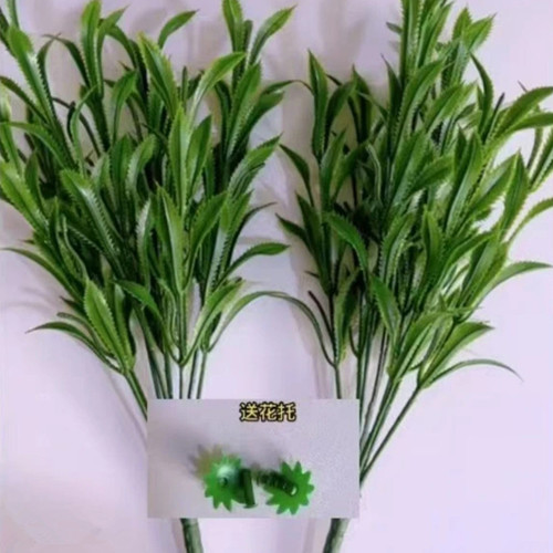 康乃馨7头通用花杆送花托花丁手工diy制作材料多头花杆仿真