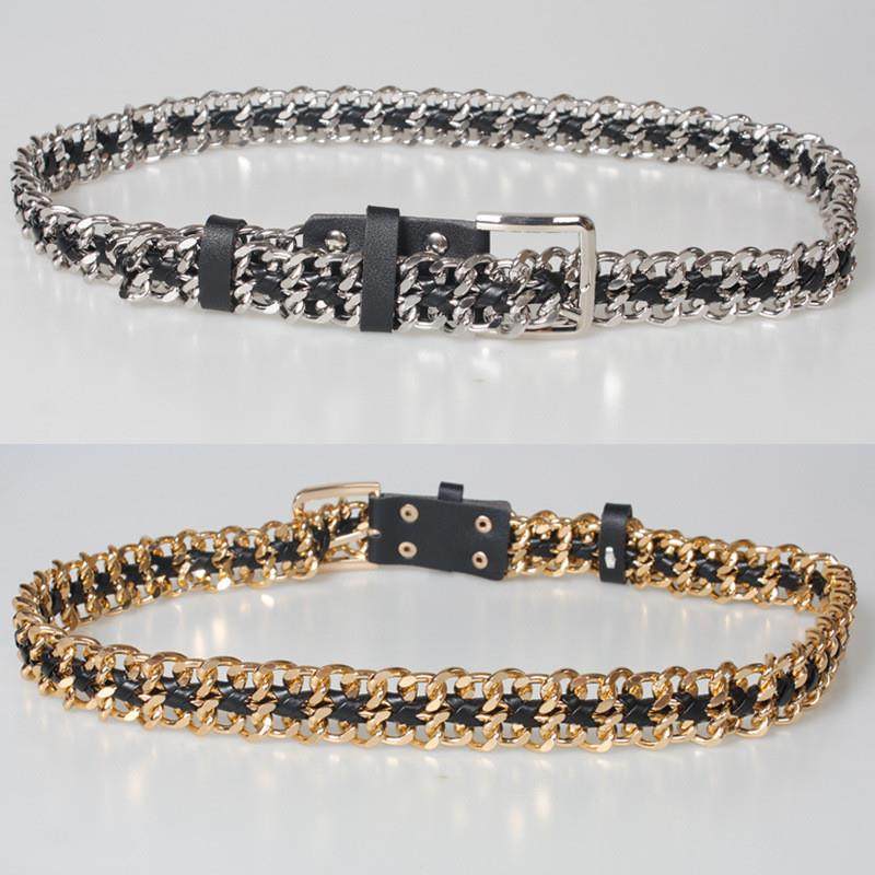 金银针扣腰链皮带女配裙子腰带装饰连衣裙收腰金属编织百搭个性潮,服饰配件/皮带/帽子/围巾,腰带/皮带/腰链,淘宝优惠券,粉丝福利购,淘宝优惠卷