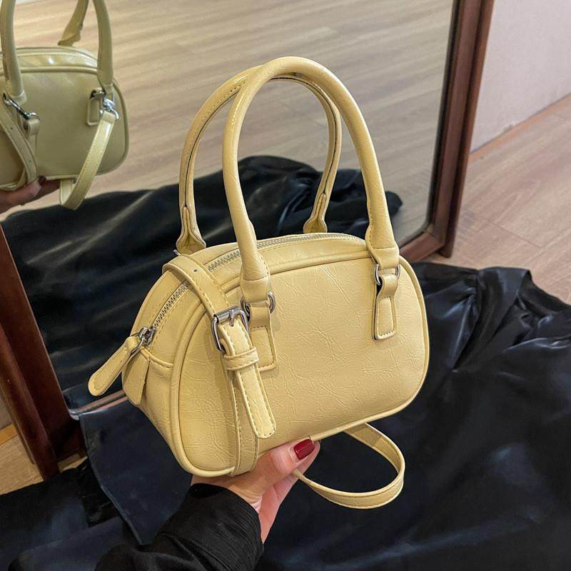 质感手提保龄球包包女2024新款时尚贝壳包百搭休闲单肩斜挎,箱包皮具/热销女包/男包,通用款女包,淘宝优惠券,粉丝福利购,淘宝优惠卷