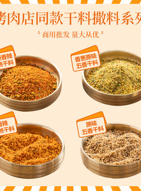 烤肉店同款烤肉干料香葱风味