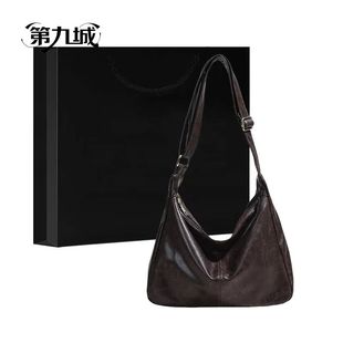 第九城新款单肩斜挎包大容量休闲通勤托特包包女出游百搭妈妈包