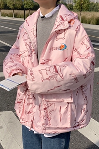 高级感宽松oversize美式工装棉衣加厚棉服 1015-MY131-P125 控148图片