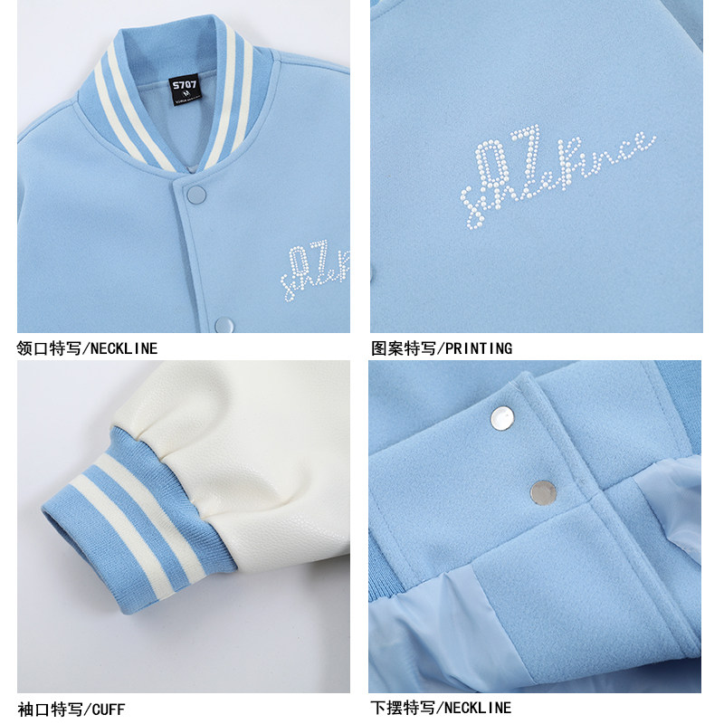 2025春季新款美式复古棒球夹克潮流休闲外套1015-JK126-P135,男装夹克,四季星座1015