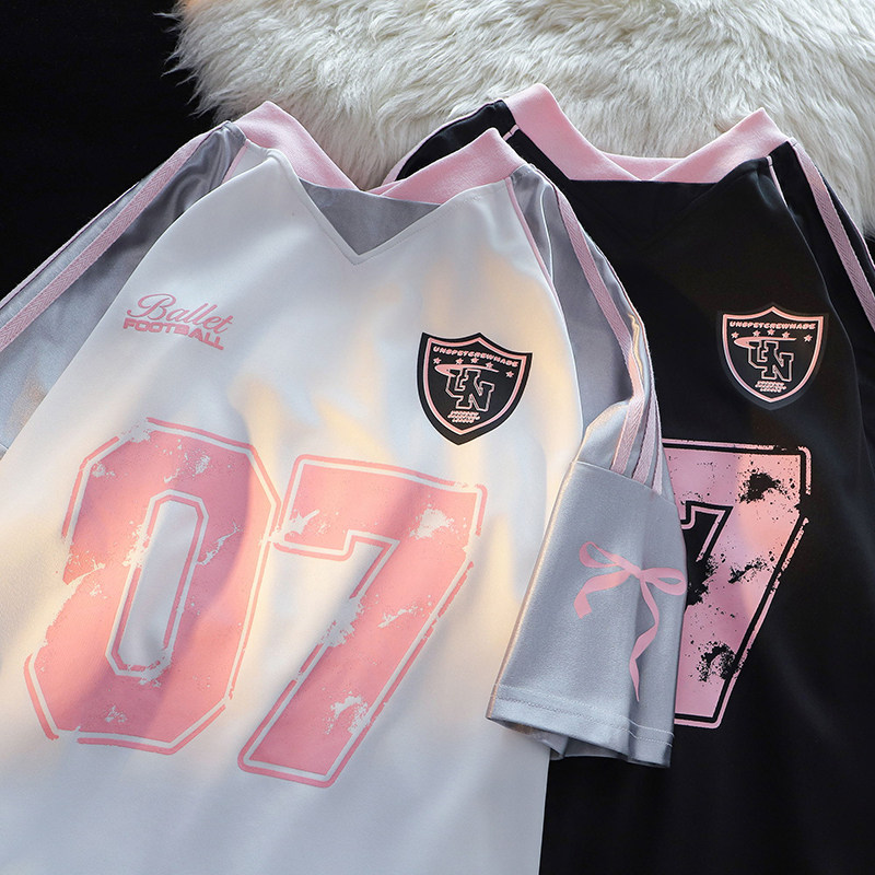 （数据款）美式复古设计感短袖T恤高街潮牌款清情侣体恤 T427-P58图片