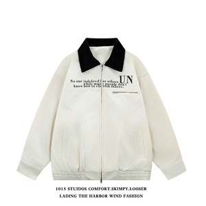 美式cleanfit外套2025春季设计感潮牌青少年夹克 1015-JK137-P135，男装夹克，四季星座1015