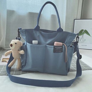 妈咪包便携手提单肩包休闲百搭斜挎母婴包2024新款妈妈外出带娃包