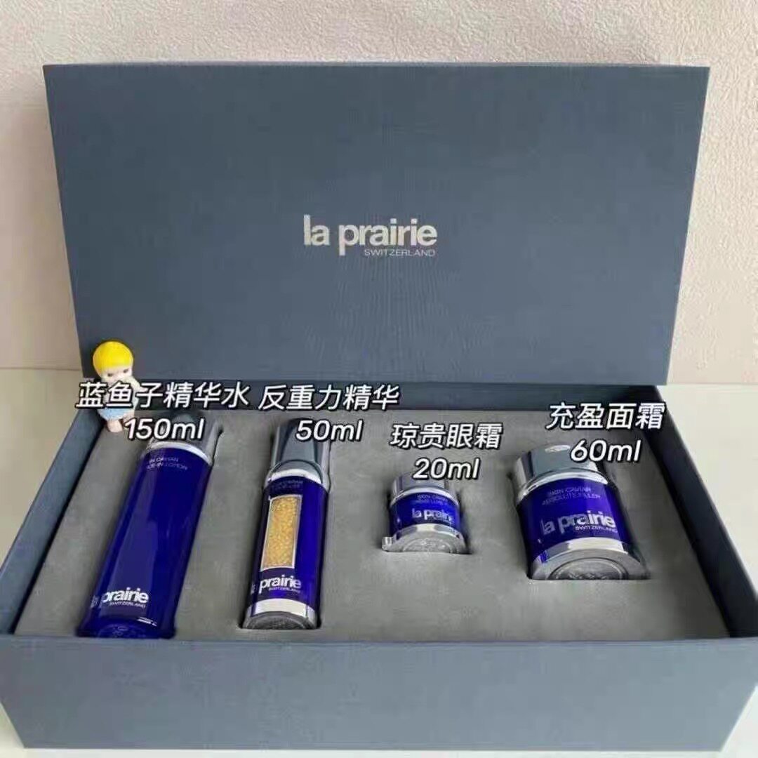 La Prairie莱珀妮蓓丽精华水反重力眼霜鱼子酱套装套盒提拉紧致