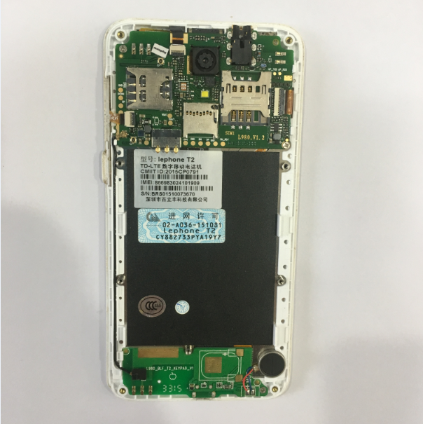 百立丰lephone t2主板摄像头尾插板显示屏lephonet2按键排线主板