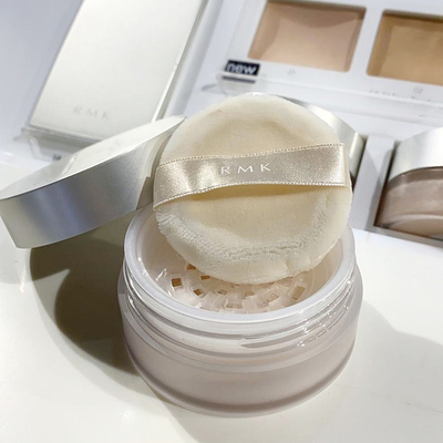日本RMK散粉定妆粉蜜粉带珠光
