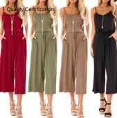 Jumpsuit for women Beach set Overalls women长腿连体裤