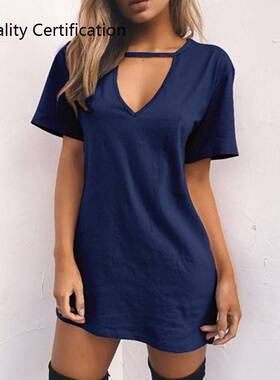 ter Mini Shirt Dress Female Party